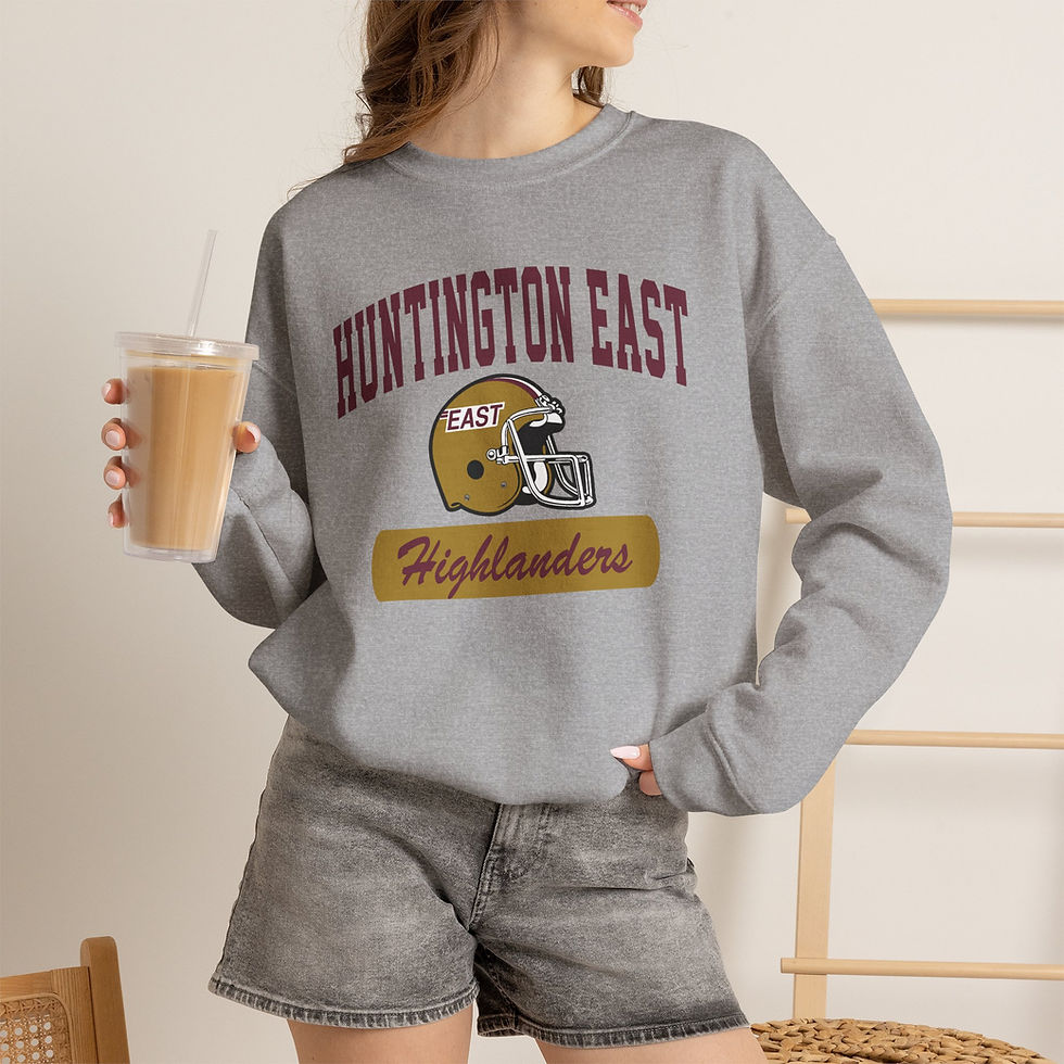 Thumbnail: Huntington East Highlanders (1980's) Crewneck Sweatshirt