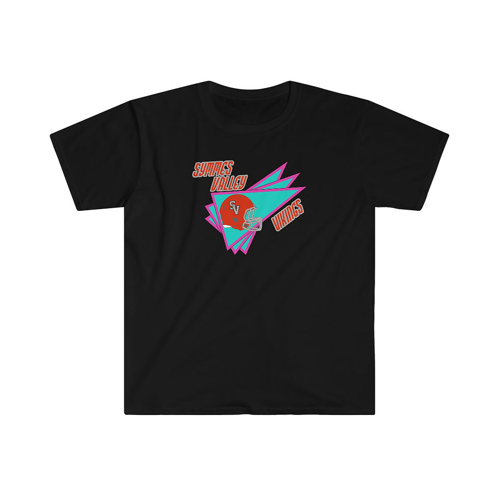 Thumbnail: Symmes Valley Football 80's Pennant Softstyle T-Shirt