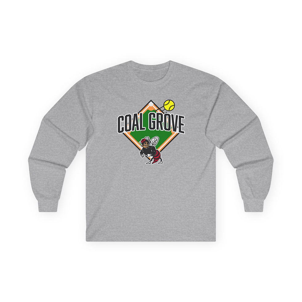 Thumbnail: Coal Grove 90's Softball Diamond Long Sleeve Tee
