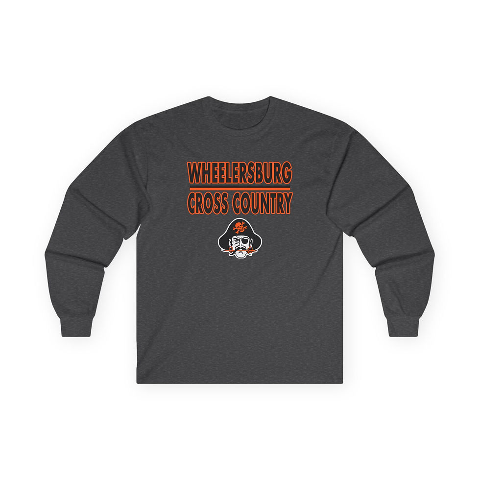 Thumbnail: Wheelersburg Cross Country Cotton Long Sleeve Tee