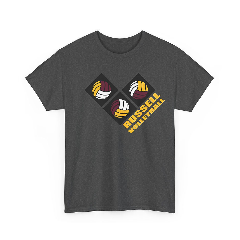 Thumbnail: Russell 90's Retro Volleyball Cotton T-Shirt