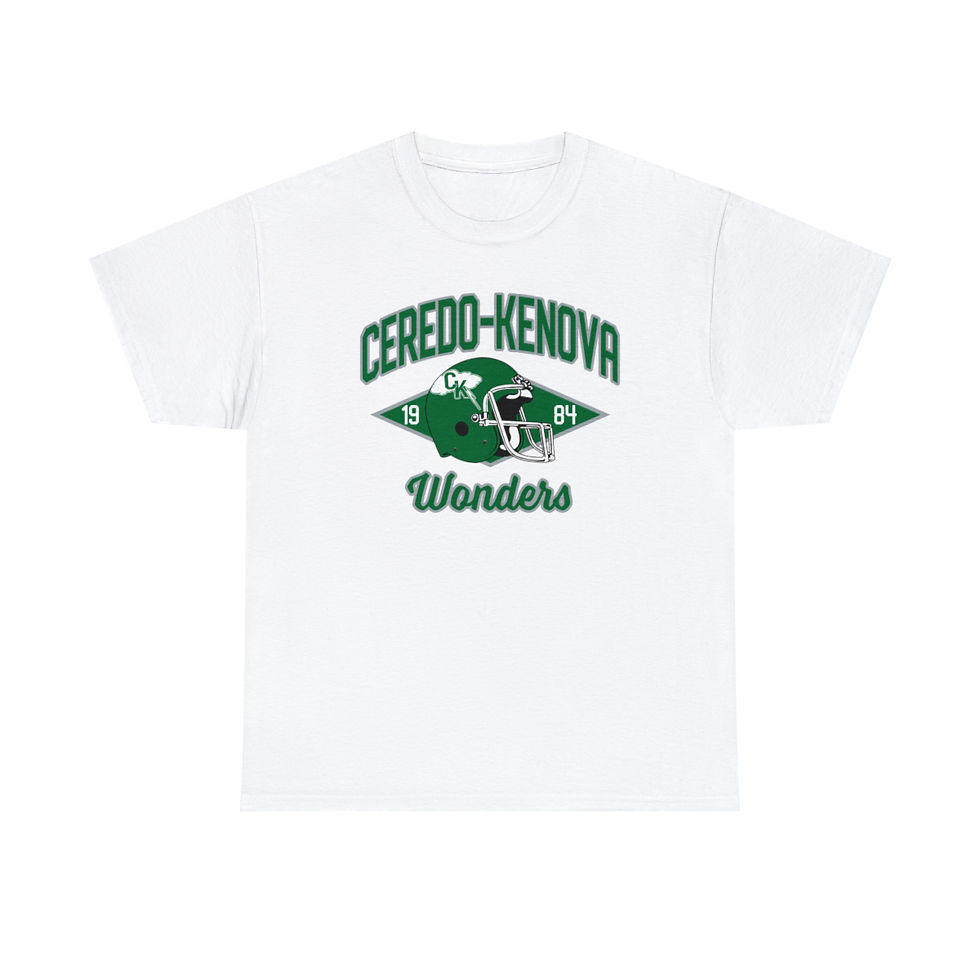 1984 Ceredo-Kenova Wonders Helmet Cotton T-Shirt