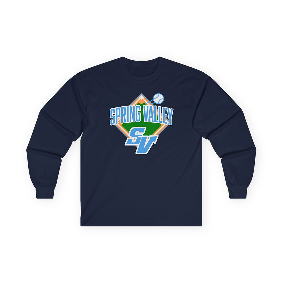 Thumbnail: Spring Valley 90's Baseball Diamond Cotton Long Sleeve Tee