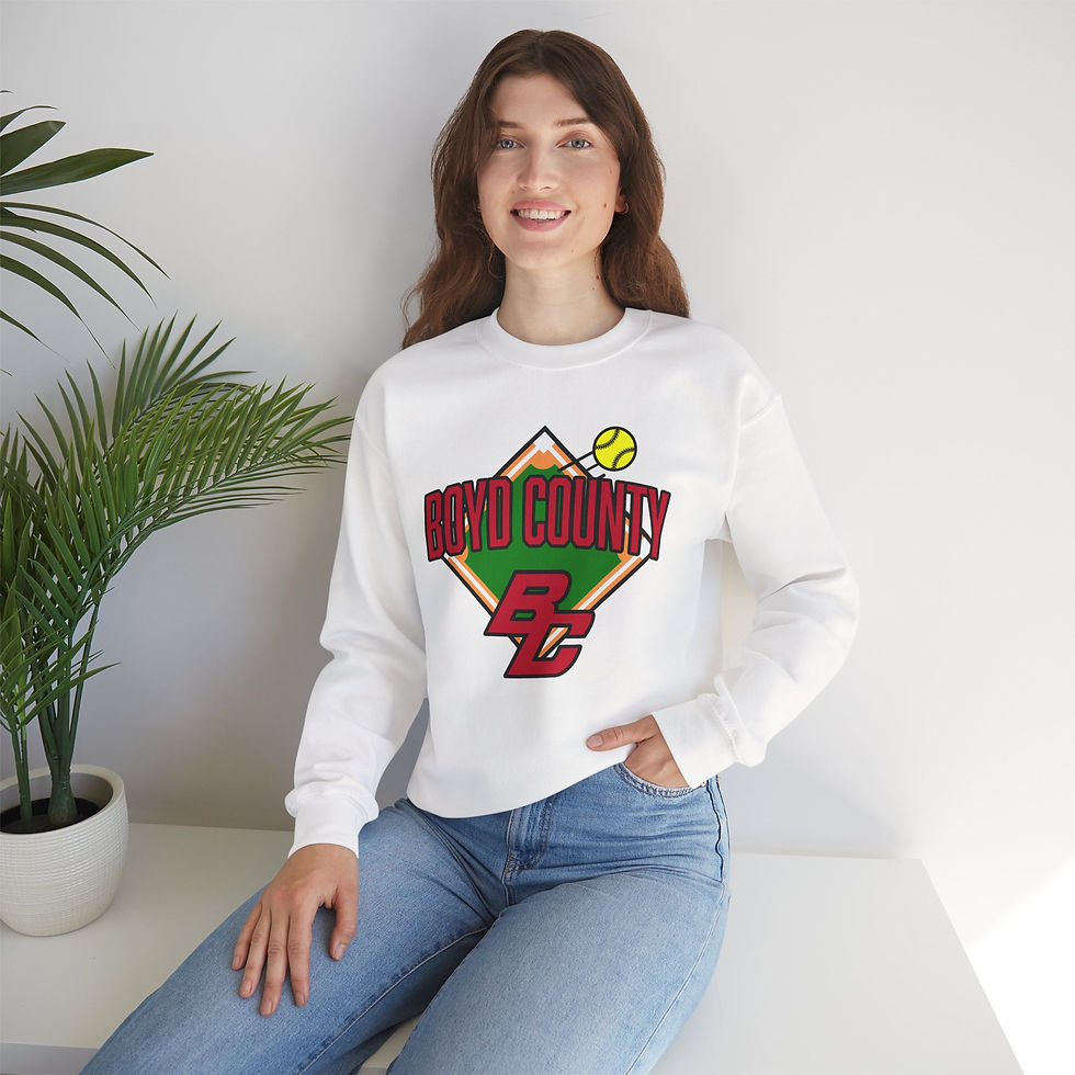 Thumbnail: Boyd County 90's Softball Diamond Crewneck Sweatshirt