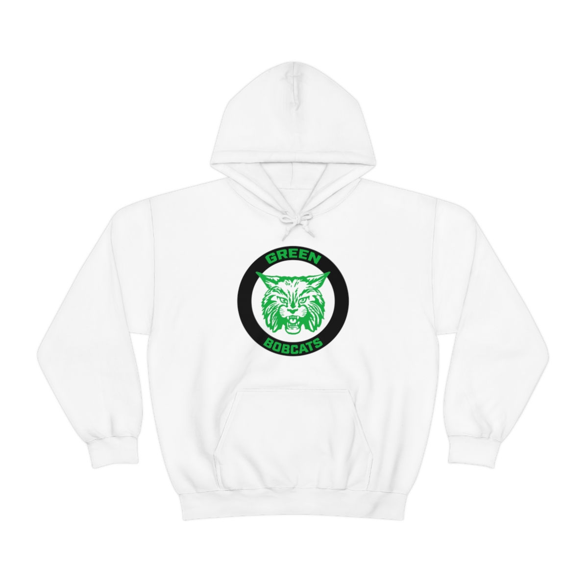 Green Bobcats Bullseye Hoodie