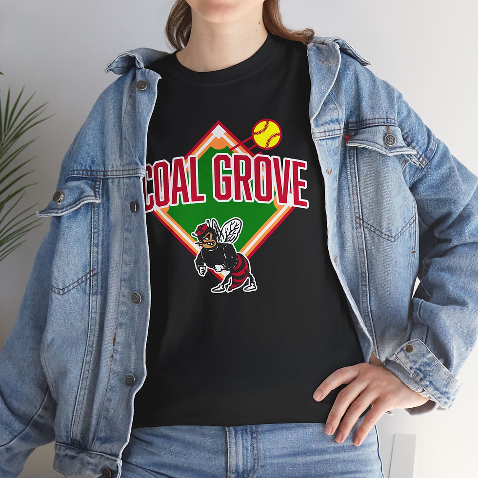 Thumbnail: Coal Grove 90's Softball Diamond Cotton T-Shirt
