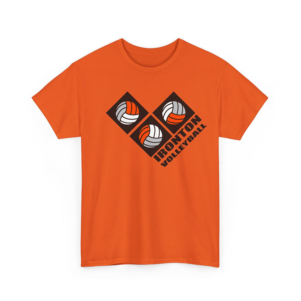 Thumbnail: Ironton 90's Retro Volleyball Cotton T-Shirt