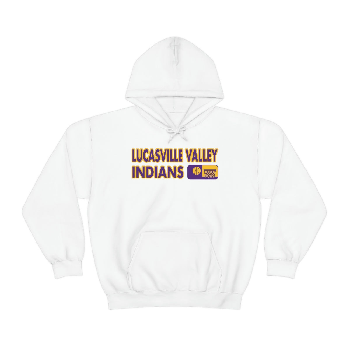 Lucasville Valley Indians Basketball Essential Hoodie
