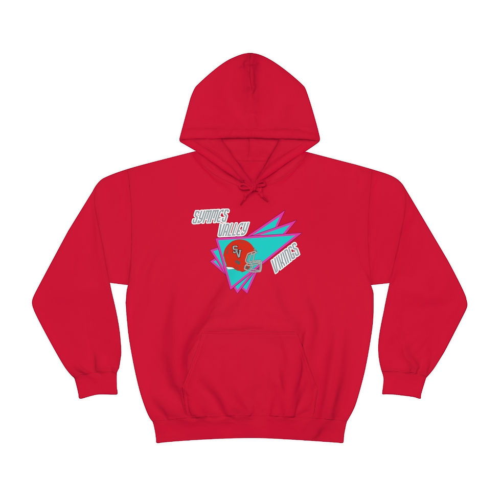 Symmes Valley Football 80's Pennant Hoodie