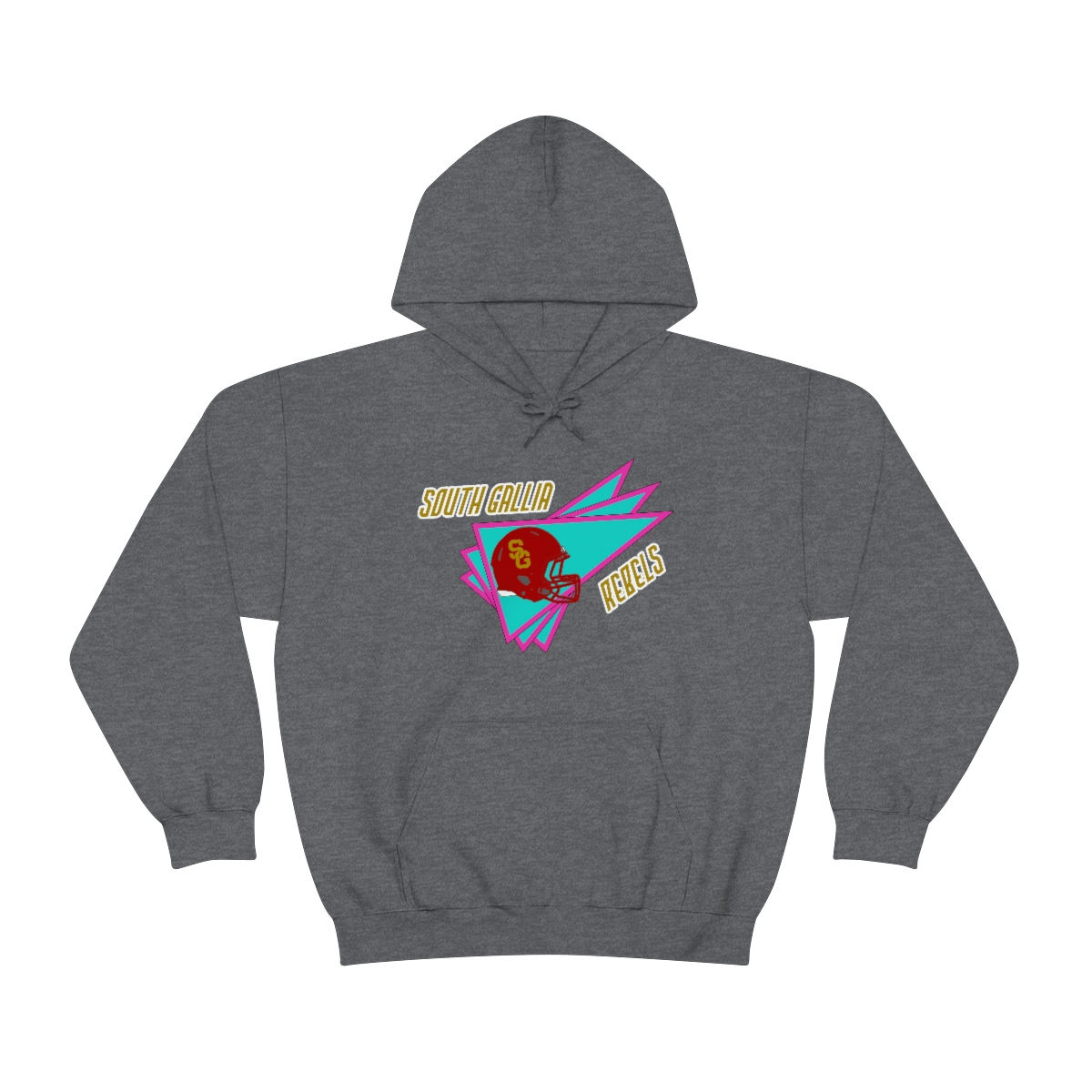 South Gallia Football 80's Pennant Hoodie