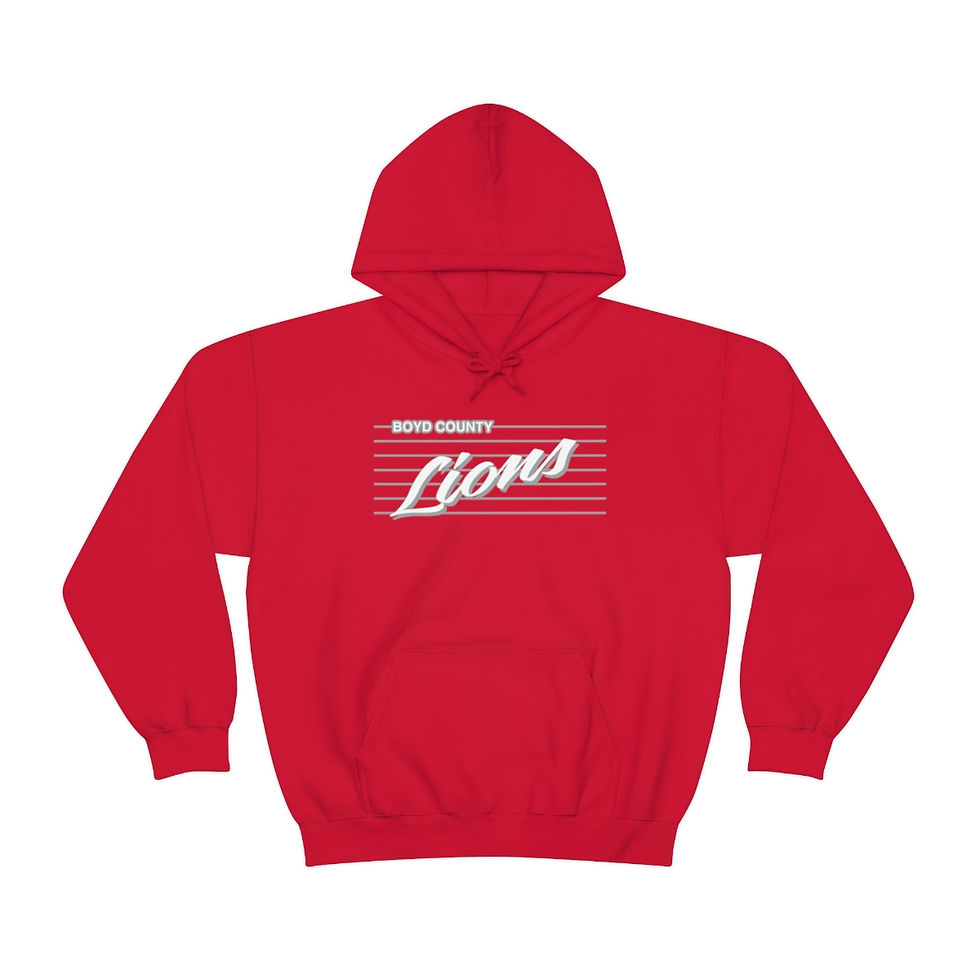 Boyd County Lions Script Hoodie