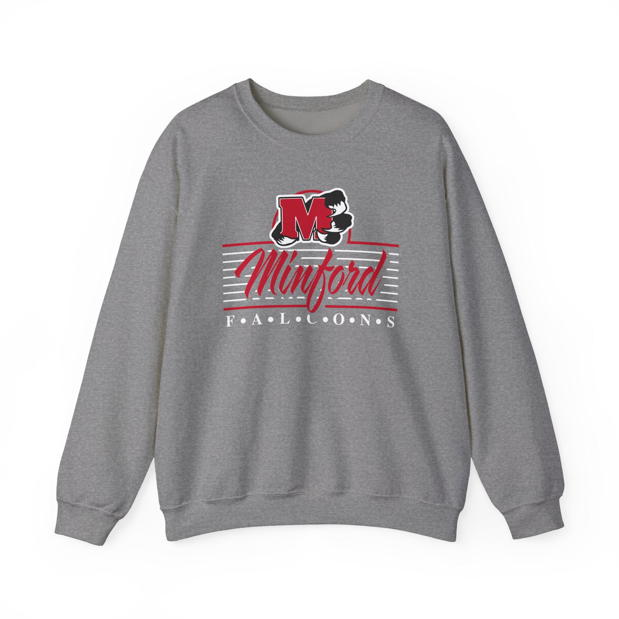 Minford Falcons Script 2.0 Crewneck Sweatshirt