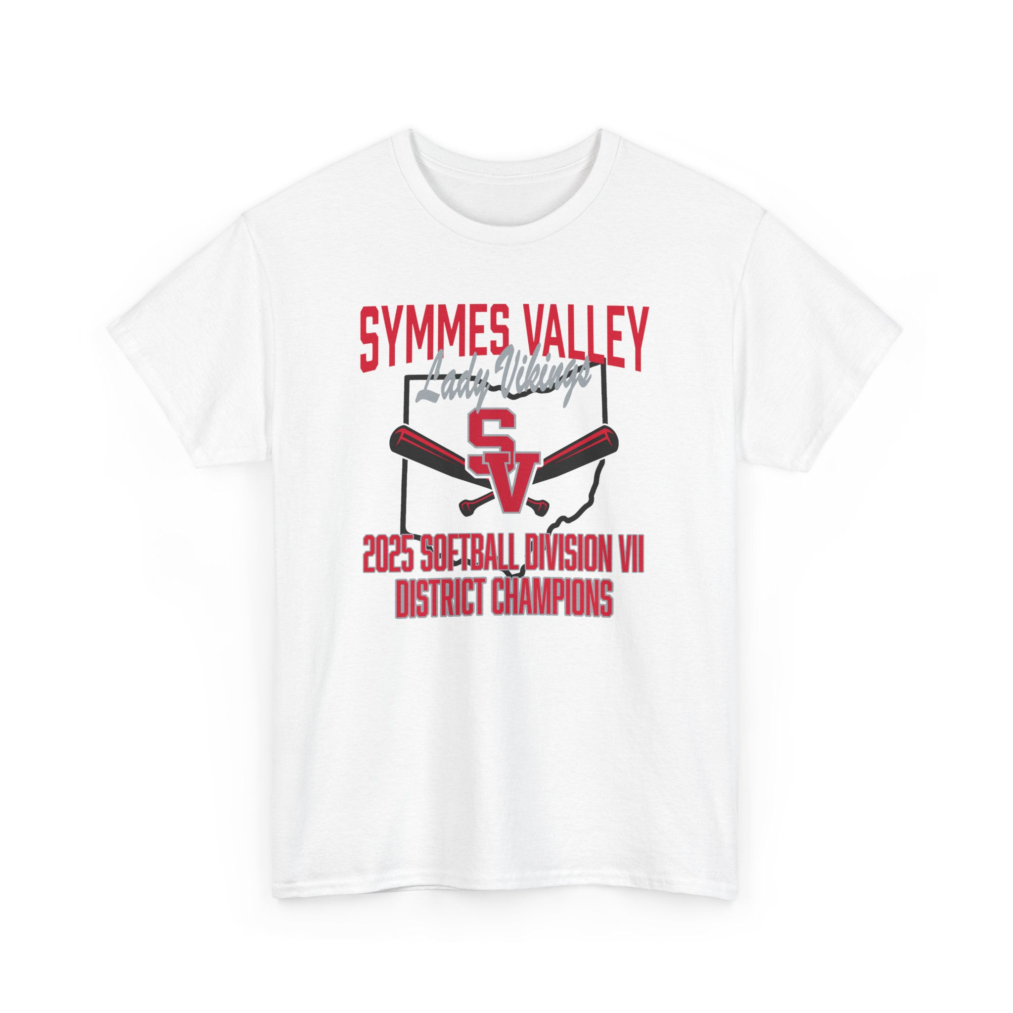 Symmes Valley Softball 2025 District Champions Cotton T-Shirt