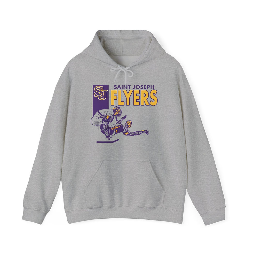 Thumbnail: Saint Joseph Baseball Play At The Plate Hoodie