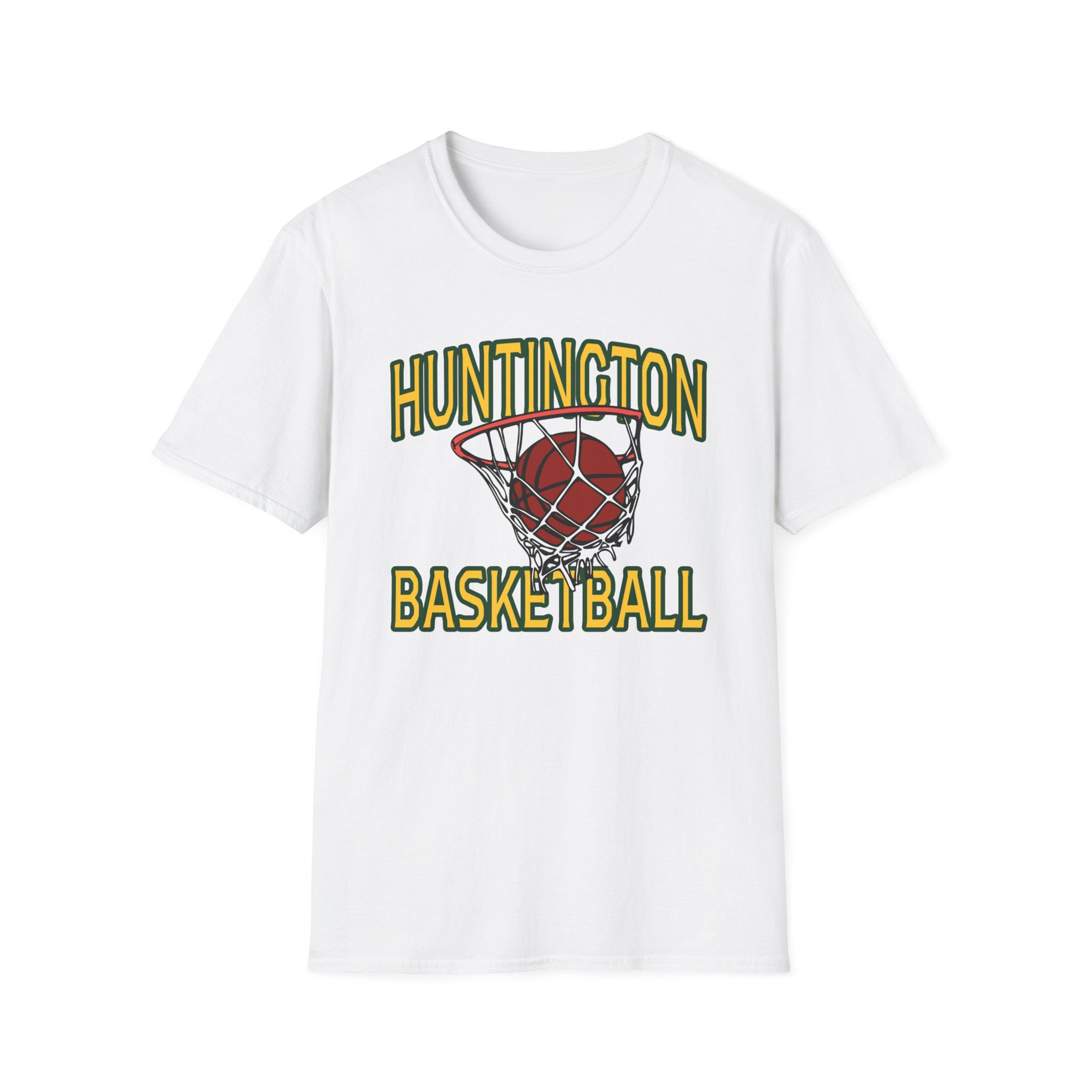 Huntington 90's Retro Basketball 2.0 Softstyle T-Shirt