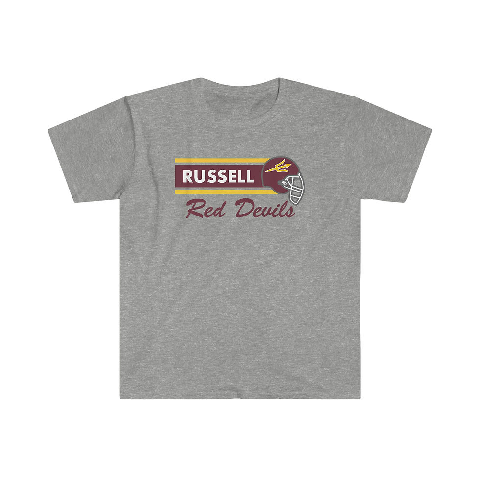 Russell 90's Cage Helmet Softstyle T-Shirt