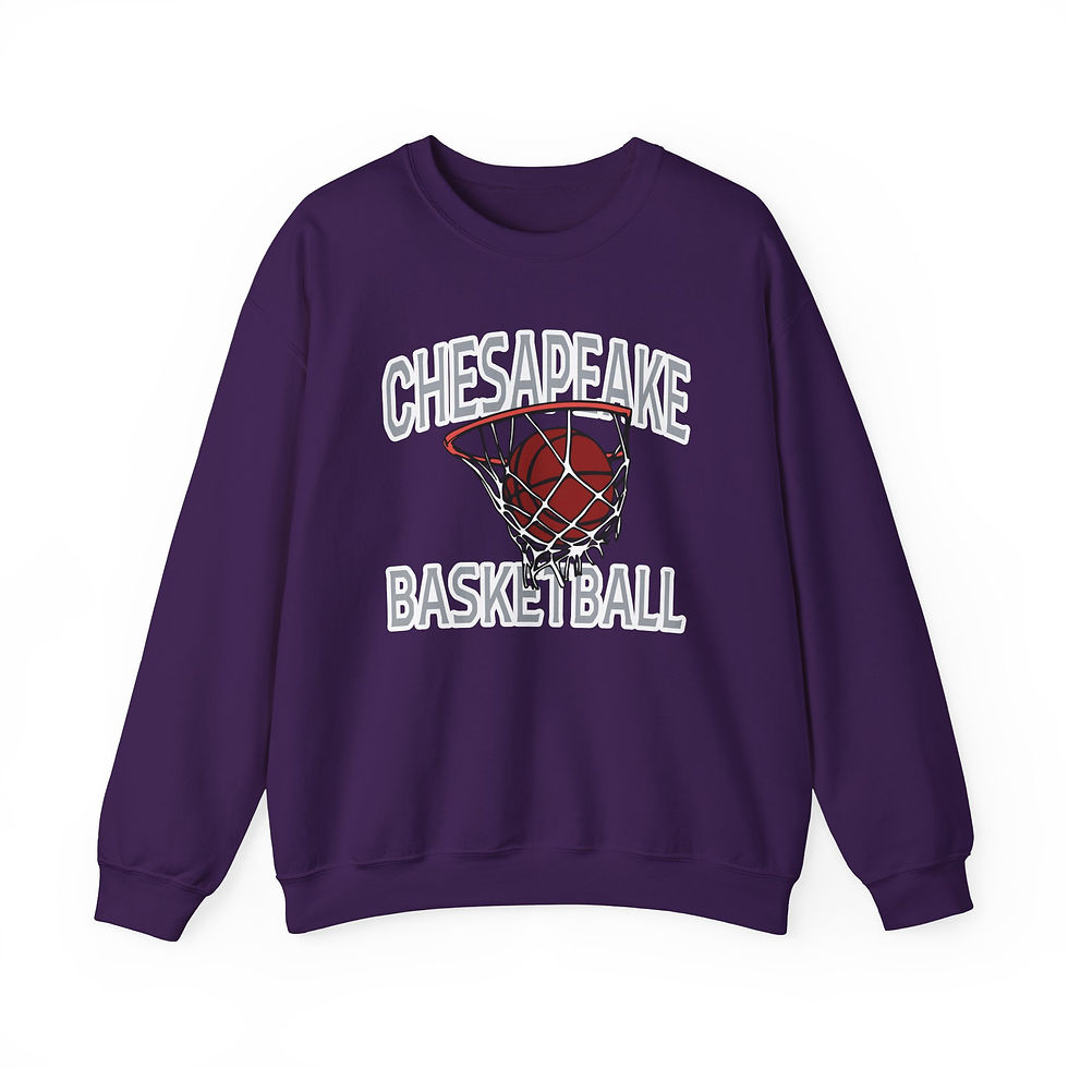 Thumbnail: Chesapeake 90's Retro Basketball 2.0 Crewneck Sweatshirt