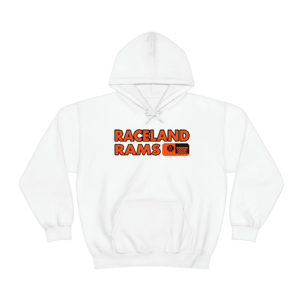 Raceland Rams Basketball Essential Hoodie
