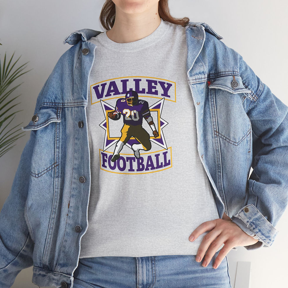 Thumbnail: Lucasville Valley 80's Retro Football Cotton T-Shirt