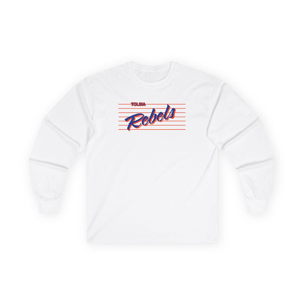 Thumbnail: Tolsia Rebels Script Cotton Long Sleeve Tee