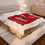 Thumbnail: Symmes Valley 80's Retro Football Velveteen Plush Blanket