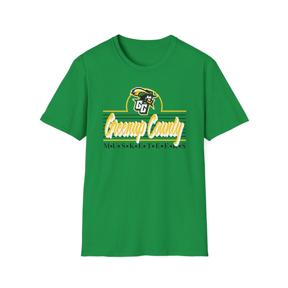 Greenup County Musketeers Script 2.0 Softstyle T-Shirt