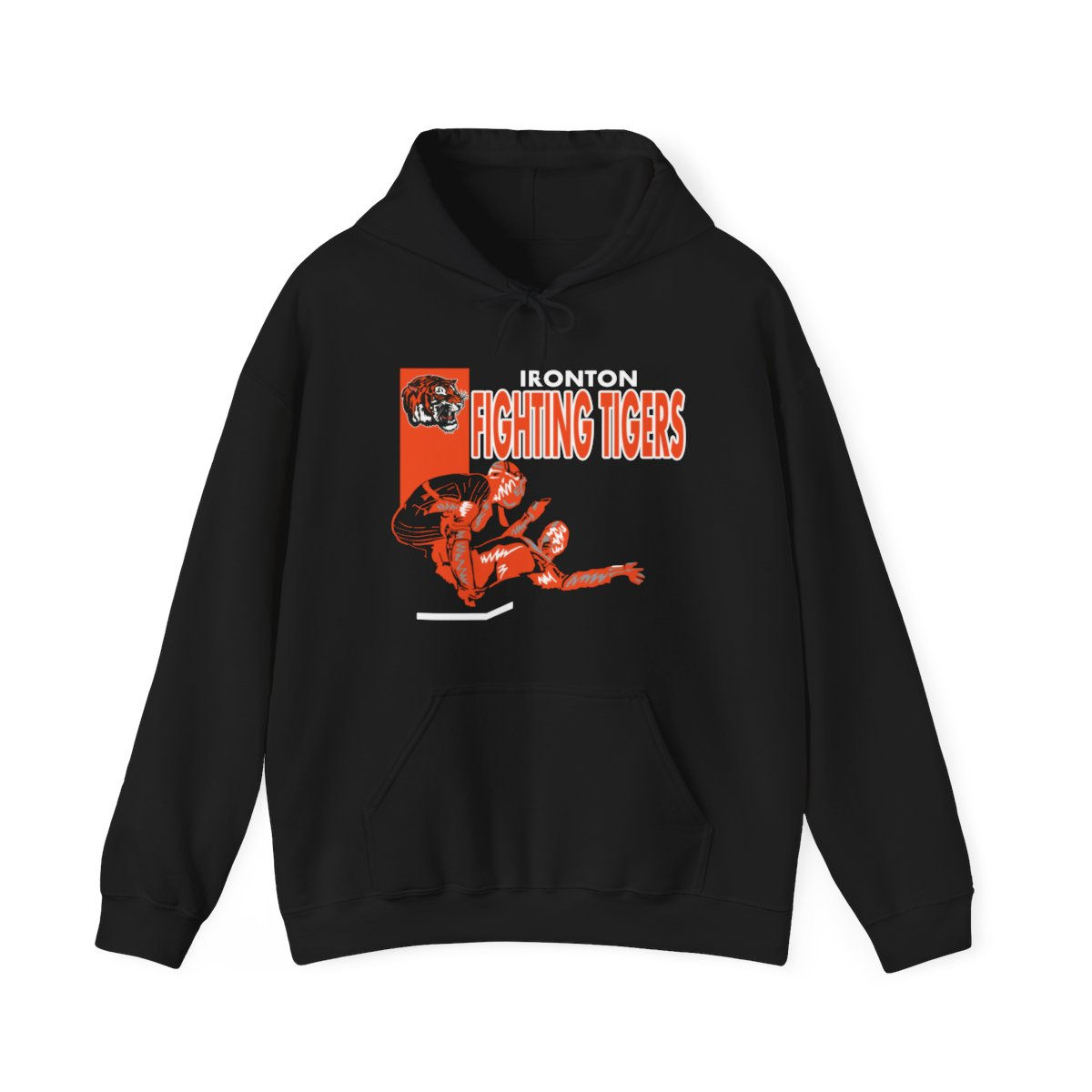 Ironton Baseball Play At The Plate Hoodie