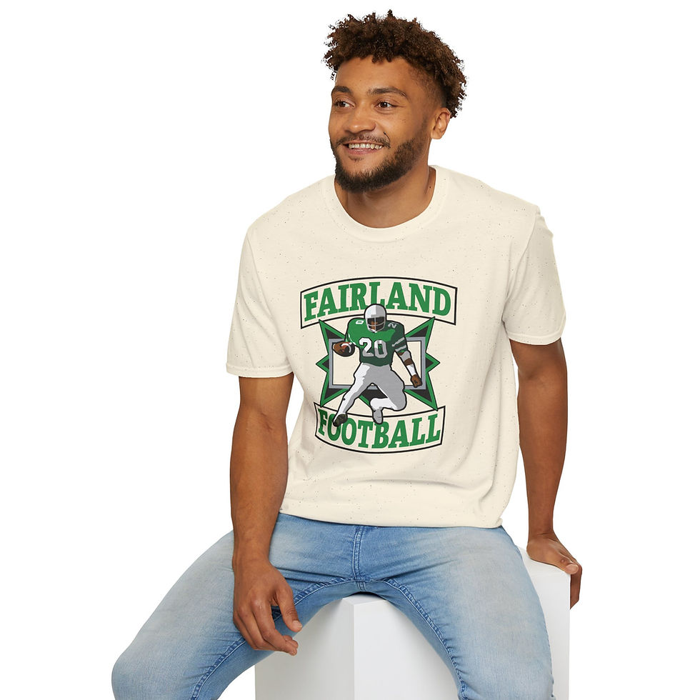 Thumbnail: Fairland 80's Retro Football Softstyle T-Shirt