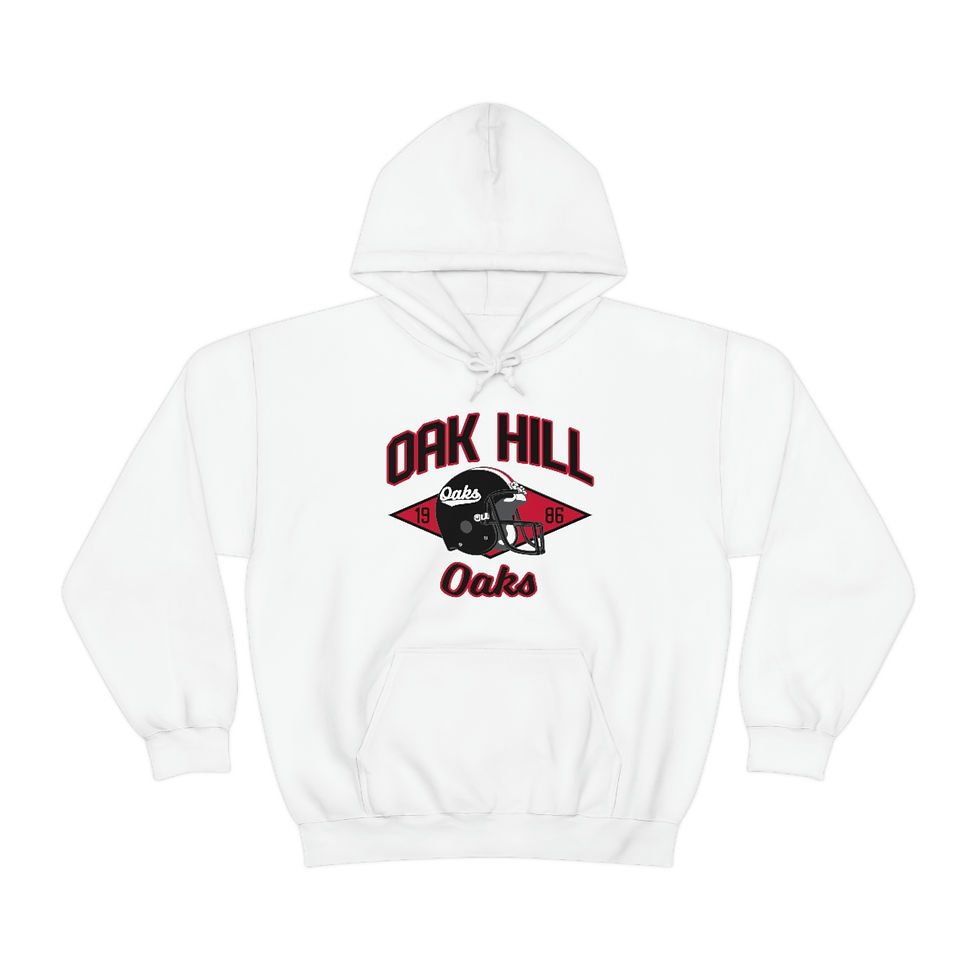 1986 Oak Hill Oaks Helmet Hoodie