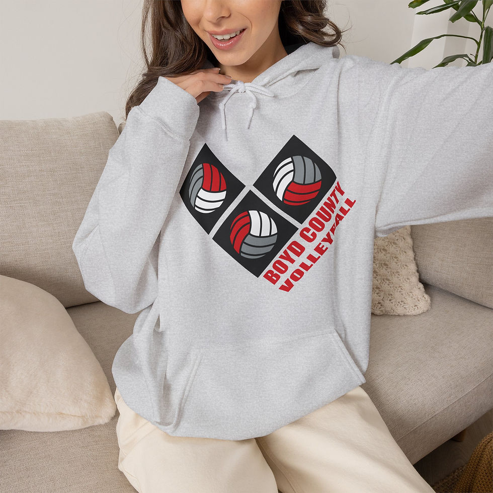 Thumbnail: Boyd County 90's Retro Volleyball Hoodie