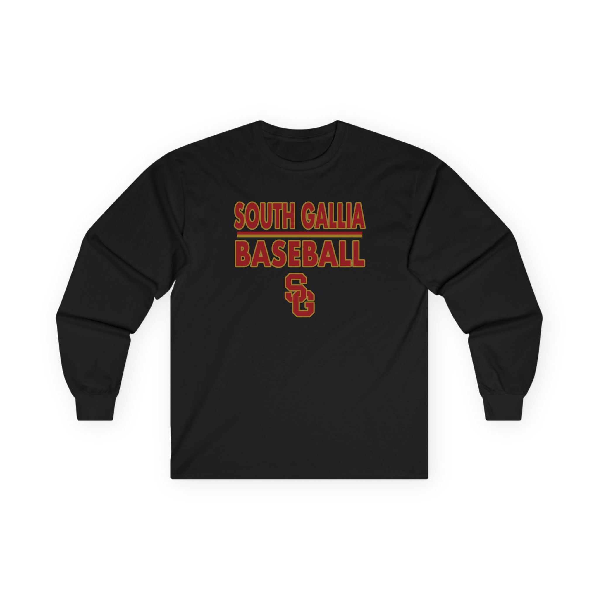 South Gallia Baseball Cotton Long Sleeve Tee