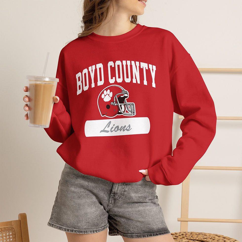 Thumbnail: Boyd County Lions (1986) Crewneck Sweatshirt