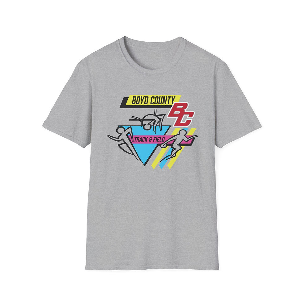 Thumbnail: Boyd County 90' Retro Track Softstyle T-Shirt