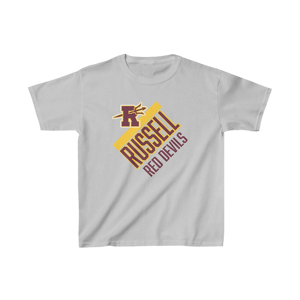 Russell 90's Vibe Kids Cotton T-Shirt