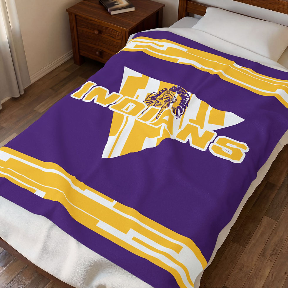 Thumbnail: Lucasville Valley 90's Blitz Velveteen Plush Blanket