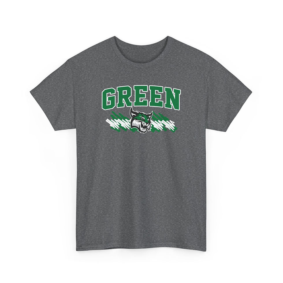 Thumbnail: Green 90's Wave Cotton T-Shirt