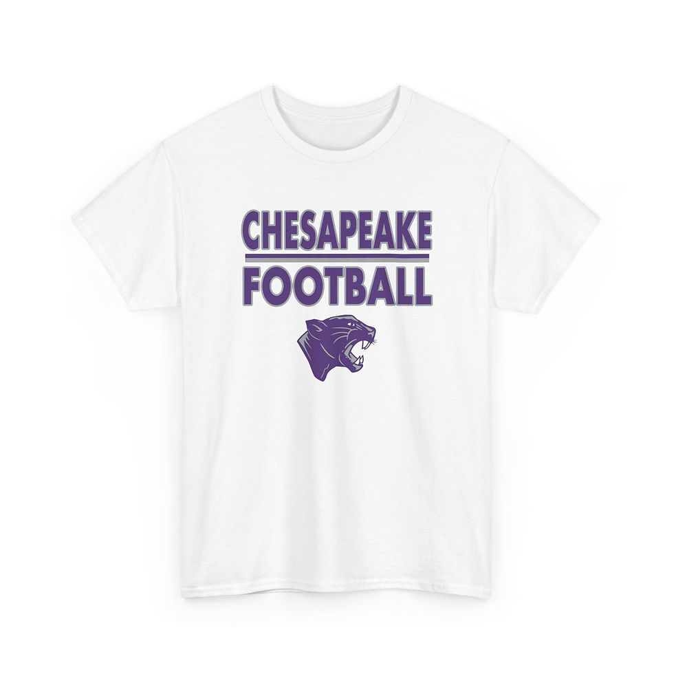 Thumbnail: Chesapeake Football Cotton T-Shirt