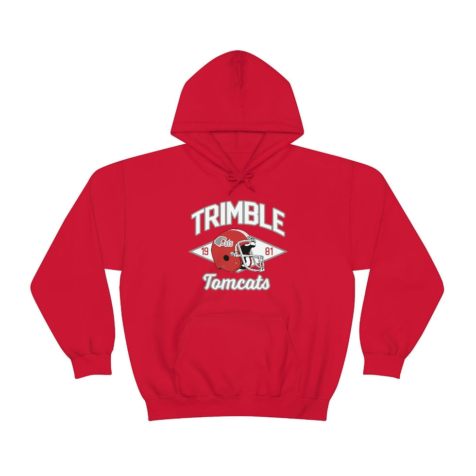 1981 Trimble Tomcats Helmet Hoodie