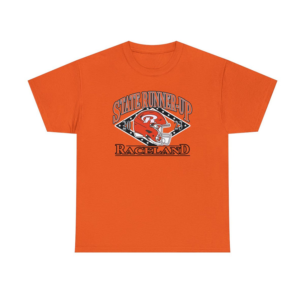 Raceland Football 2023 State Runner-up Cotton T-Shirt
