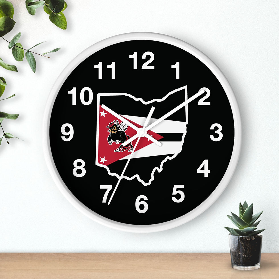 Thumbnail: Coal Grove State Flag Wall Clock