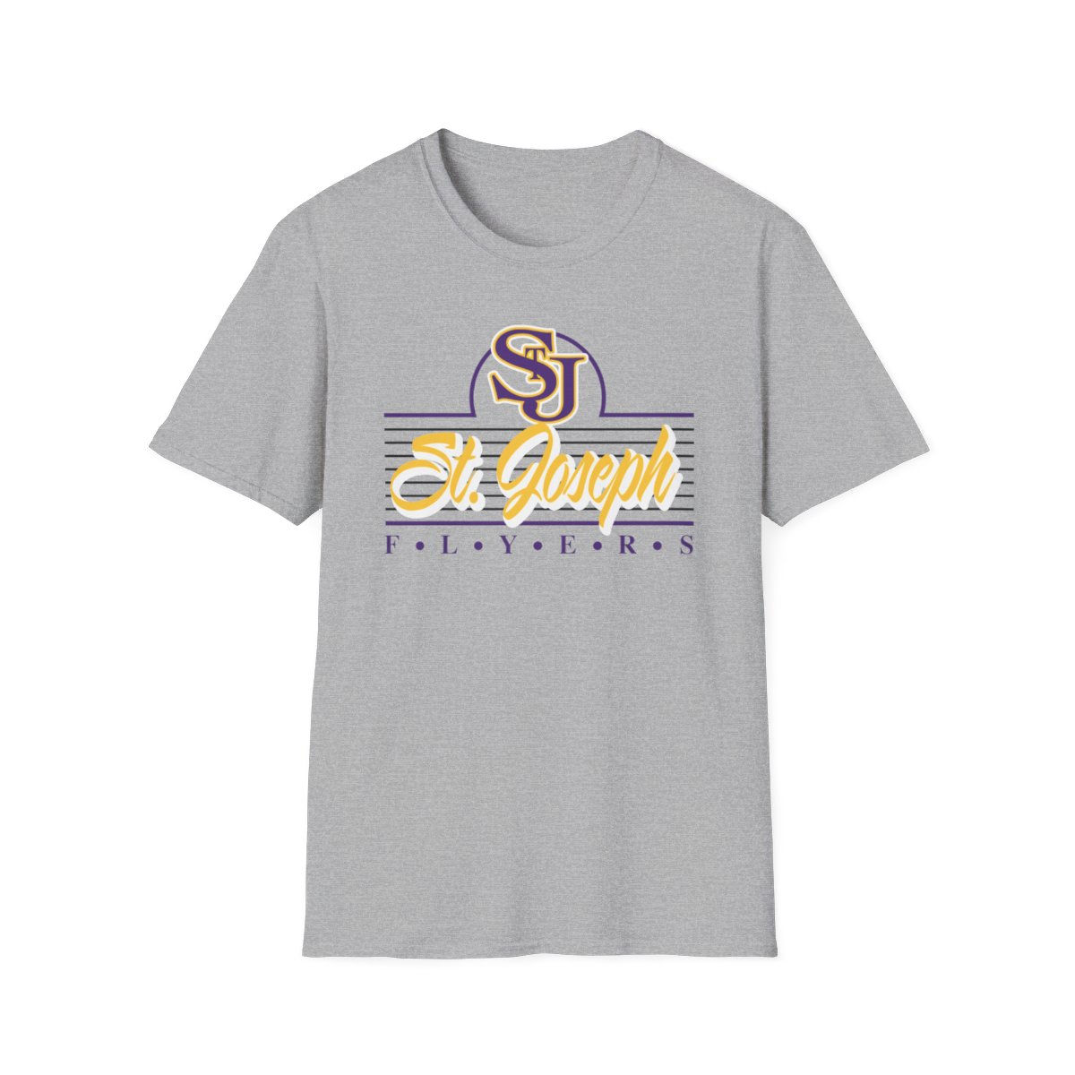 Saint Joseph Flyers Script 2.0 Softstyle T-Shirt