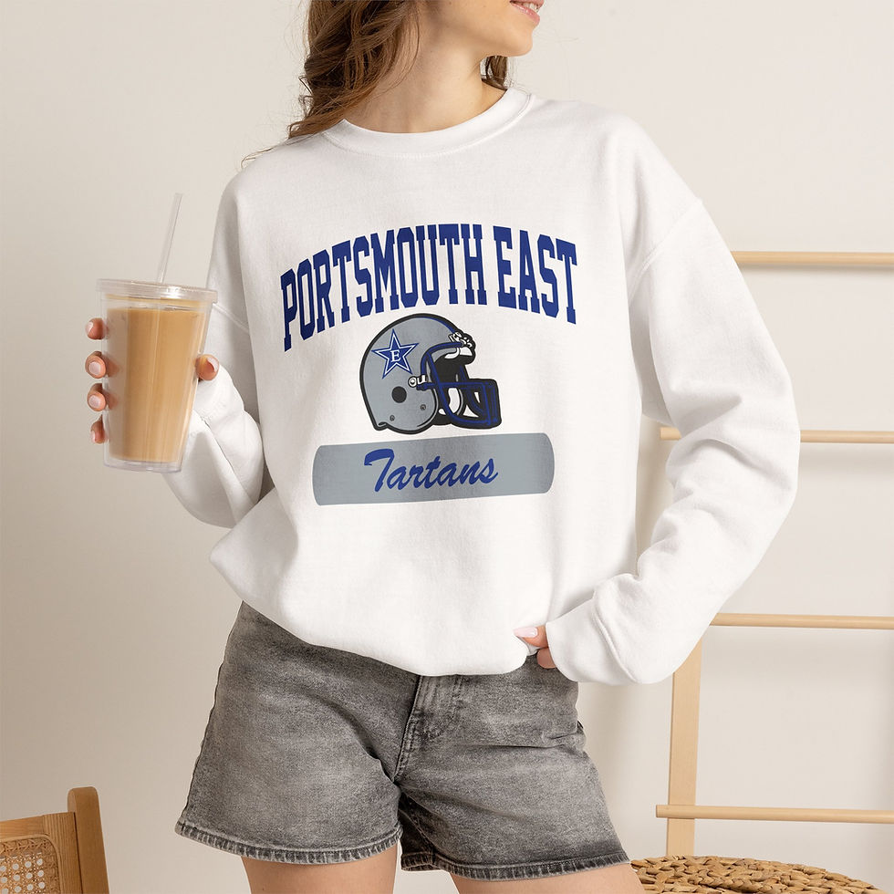 Thumbnail: Portsmouth East Tartans (1986) Crewneck Sweatshirt