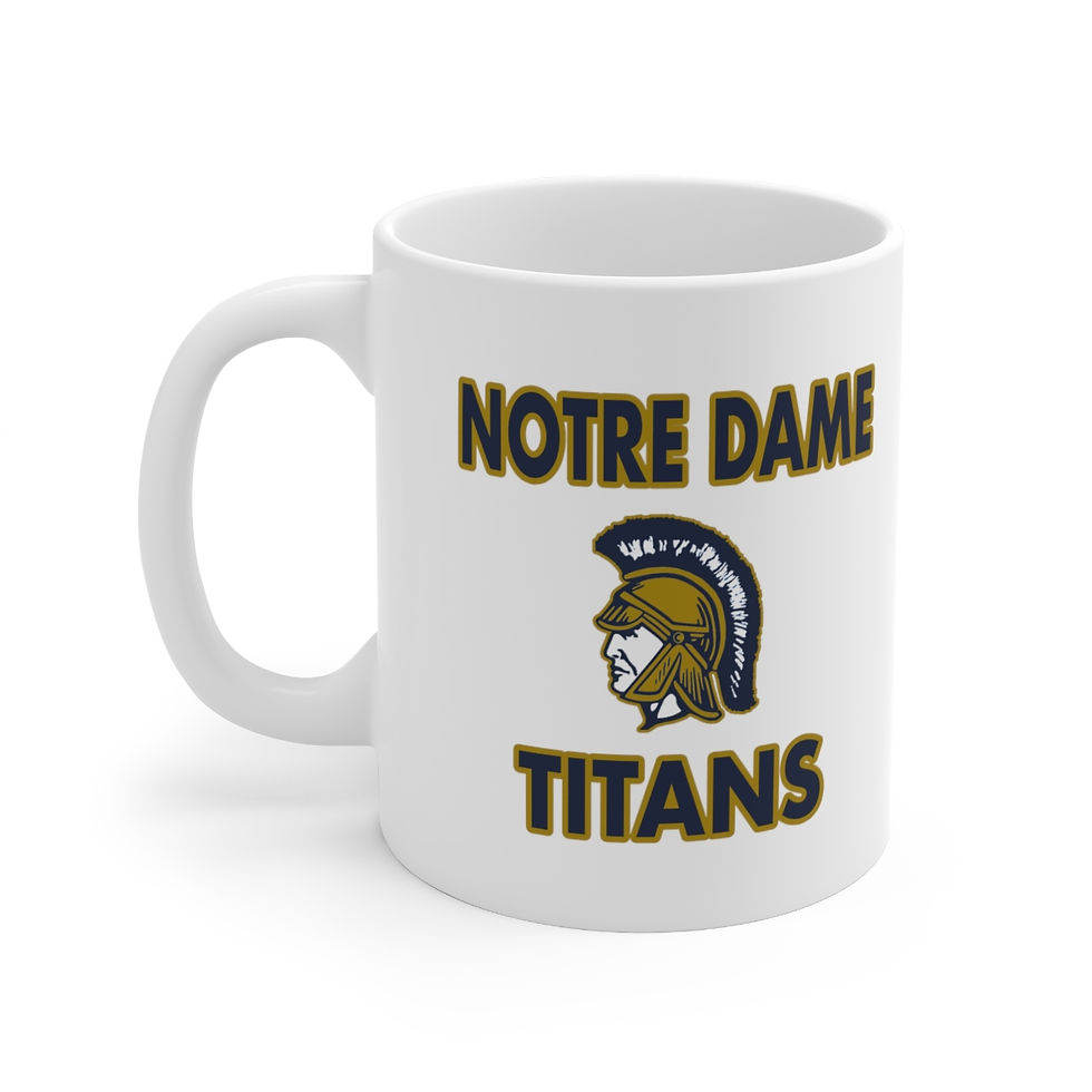 Portsmouth Notre Dame Titans Ceramic Mug (11oz)