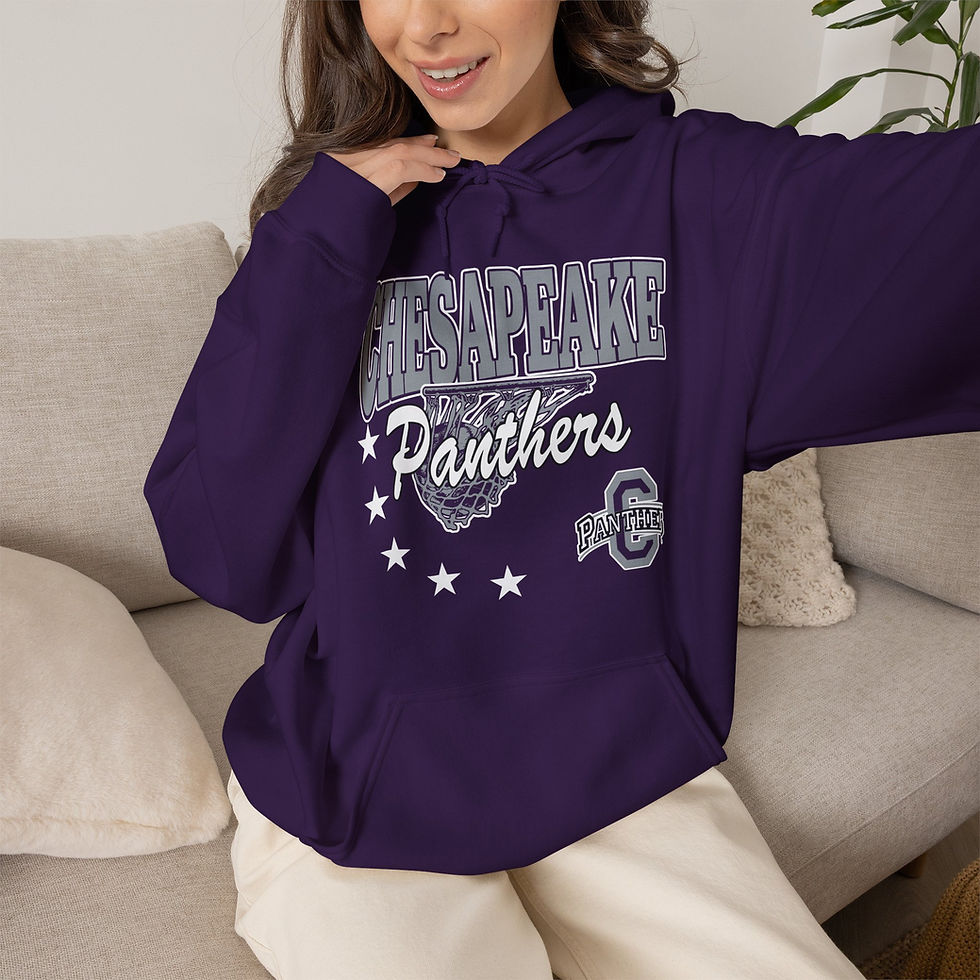 Thumbnail: Chesapeake 90's Retro Basketball Hoodie