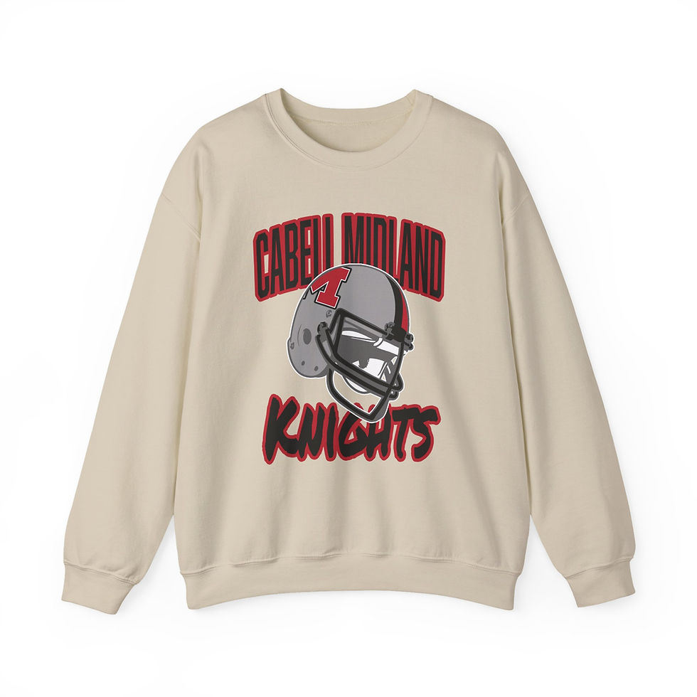 Thumbnail: CMHS Knights Triple Option Crewneck Sweatshirt