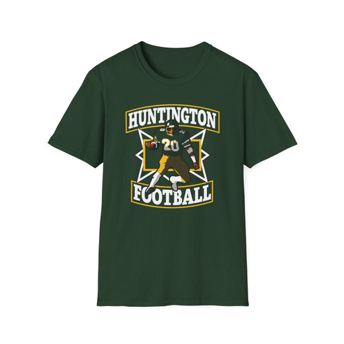 80年代 football T−shirt Huntington 80's Retro Football Softstyle T-Shirt | Tri State