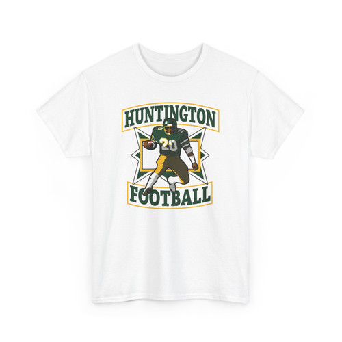 Huntington 80's Retro Football Cotton T-Shirt | Tri State