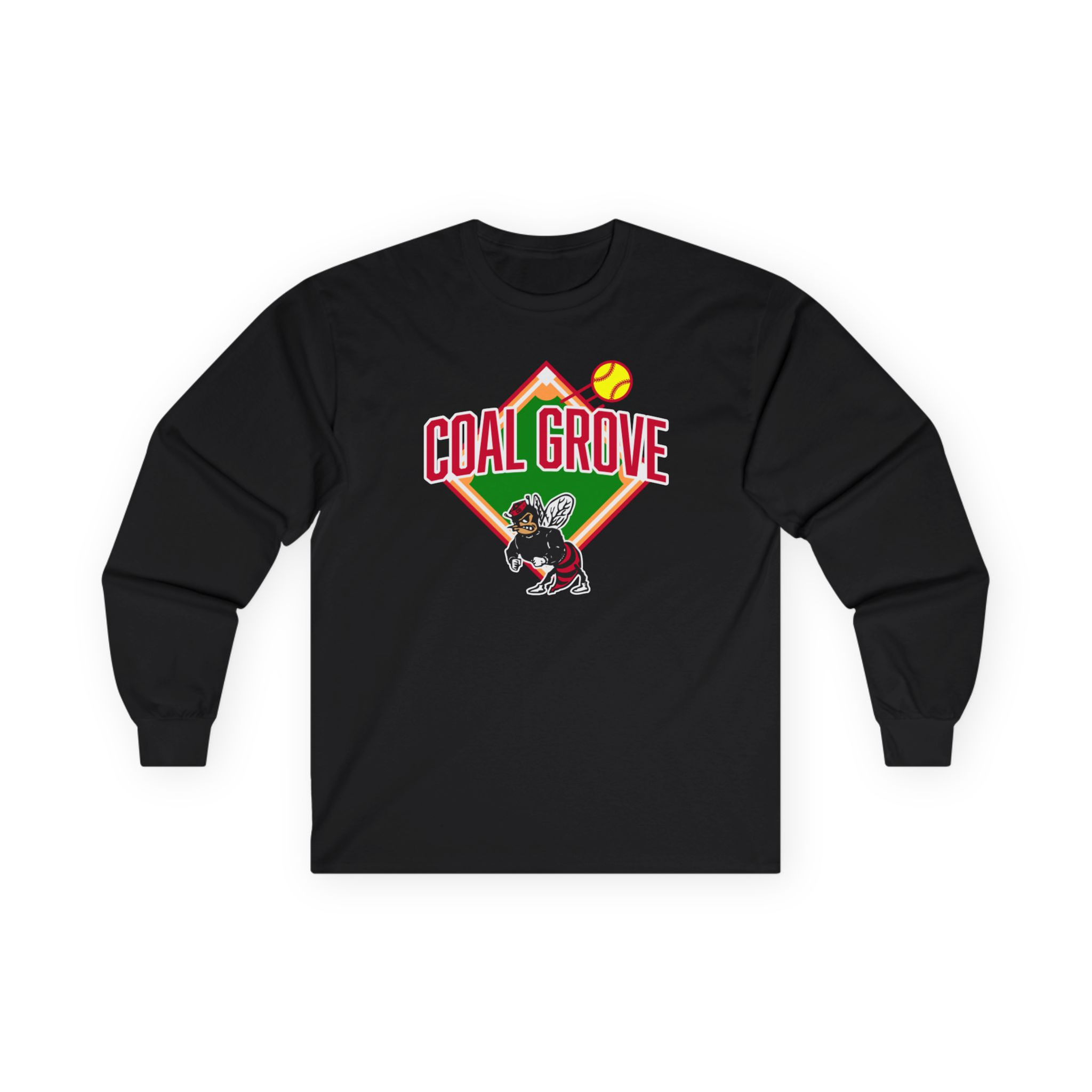 Coal Grove 90's Softball Diamond Long Sleeve Tee