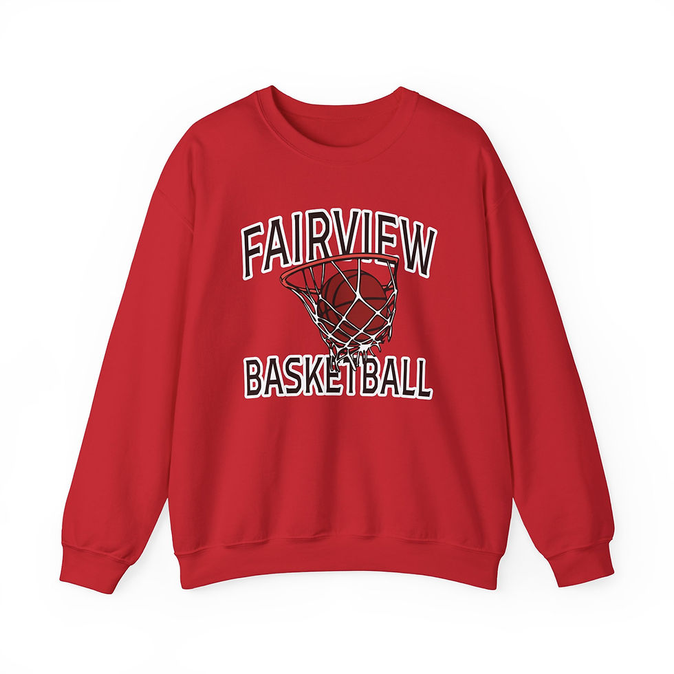 Thumbnail: Fairview 90's Retro Basketball 2.0 Crewneck Sweatshirt