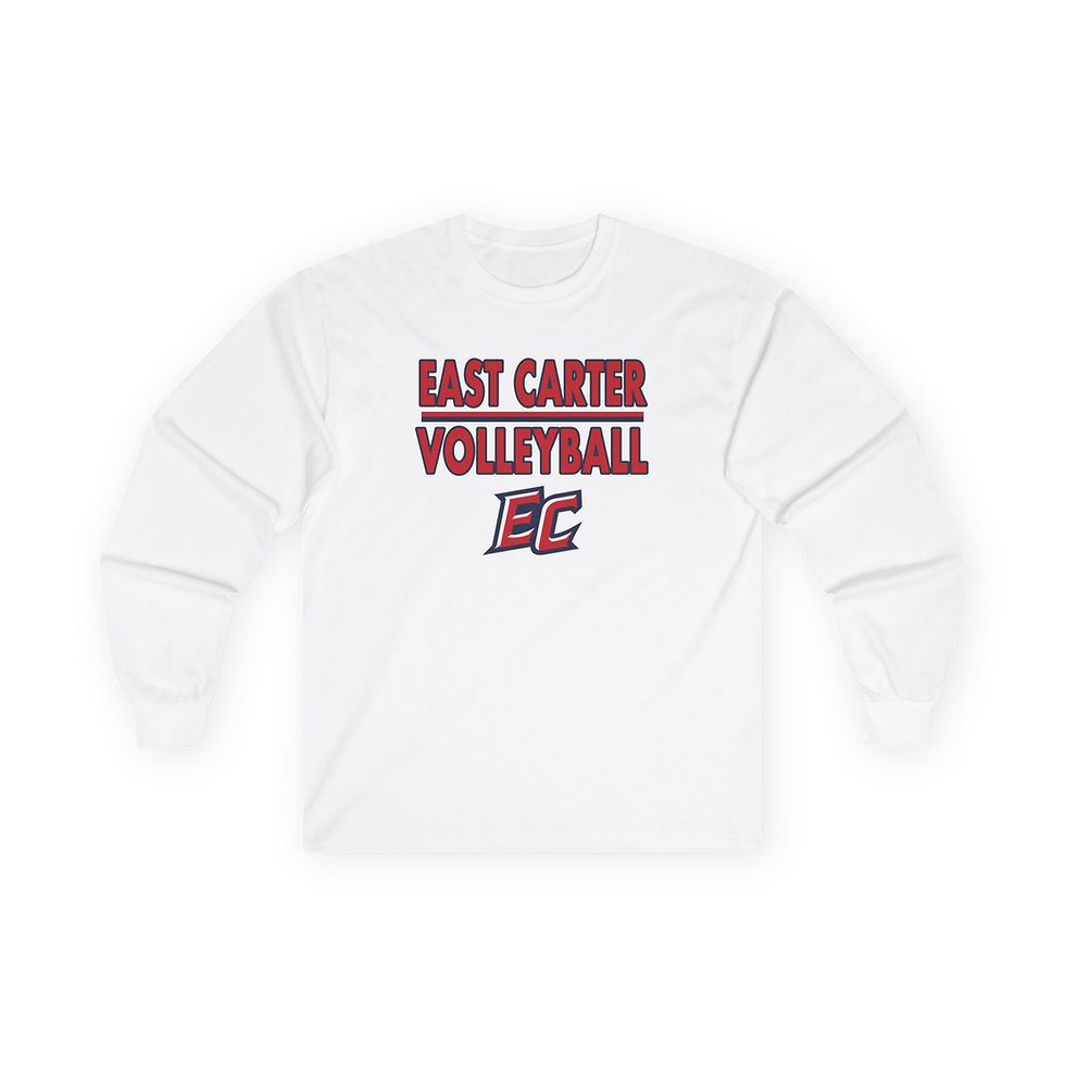 Thumbnail: East Carter Volleyball Cotton Long Sleeve Tee